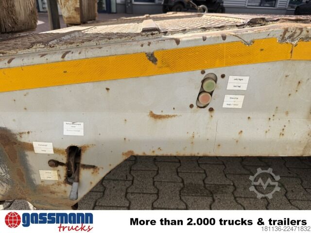 Low loader semitrailer  FSML 2 B1, mit Liftachse