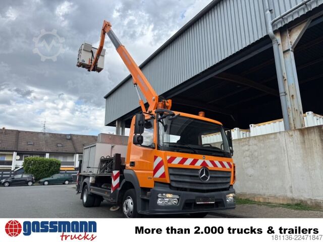 Special purpose truck Mercedes-Benz Atego 918 L 4x2, Blumenbecker Hubarbeitsbühne