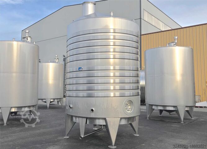 316L stainless steel tank - 15 100 L ARSILAC