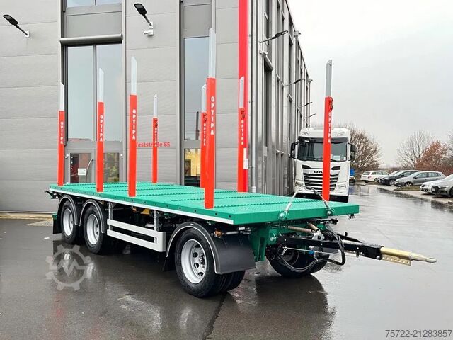 Holztransporter PAVIC HPA 27 68Z / Plattform 3-Achser  Blatt-Federung...
