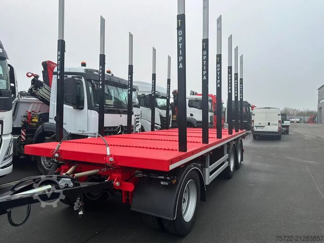 Holztransporter PAVIC HPA 27 68Z / Plattform 3-Achser  Blatt-Federung...