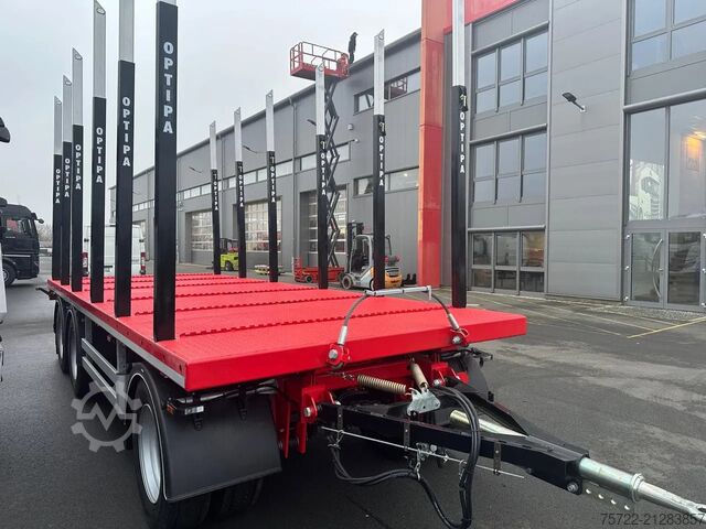 Holztransporter PAVIC HPA 27 68Z / Plattform 3-Achser  Blatt-Federung...