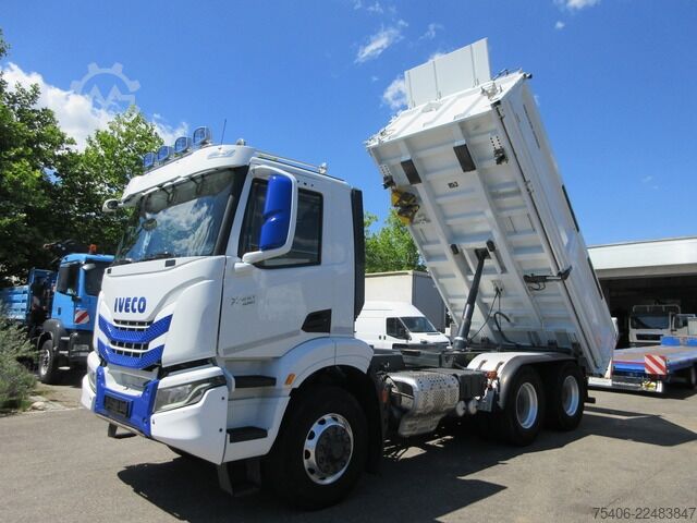 Dreiseitenkipper LKW iveco X-Way 480 AD300XZ 6x4  Hydrodrive, Bordmatic
