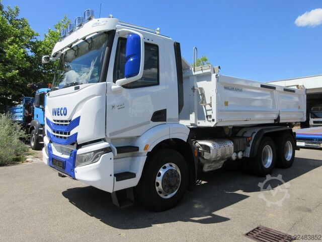 Kipper LKW iveco X-Way 480 AD300XZ 6x4, Hydrodrive, Bordmatic