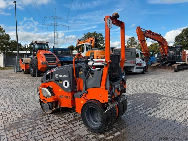 Single drum roller HAMM HD10 C VT Kombiwalze neues Modell