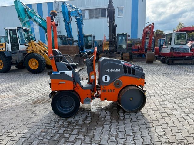 Single drum roller HAMM HD10 C VT Kombiwalze neues Modell