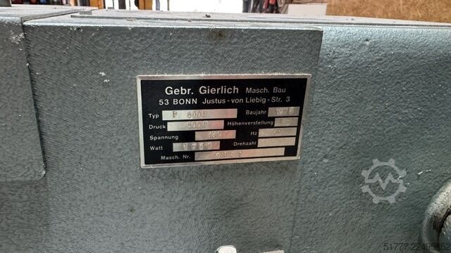 Buchbindereimaschine Gierlich P6000
