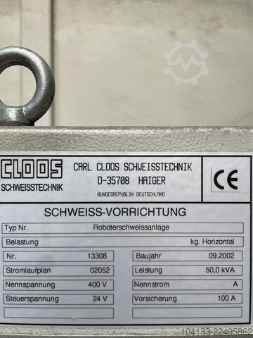 Robot welding system Cloos ROMAT 310