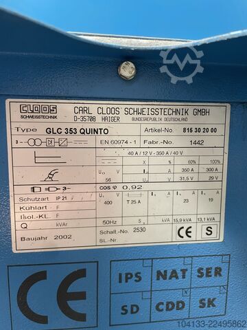 Robot welding system Cloos ROMAT 310