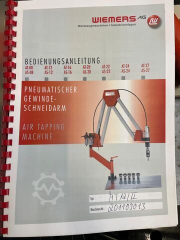 Pneumatischer Gewindeschneidarm Wiemers AT 12 II