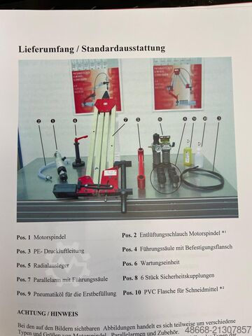 Pneumatischer Gewindeschneidarm Wiemers AT 12 II