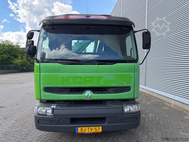 Open body Renault HD260-20 PR OPEN LAADBAK MET HMF853 KRAAN / BLA...