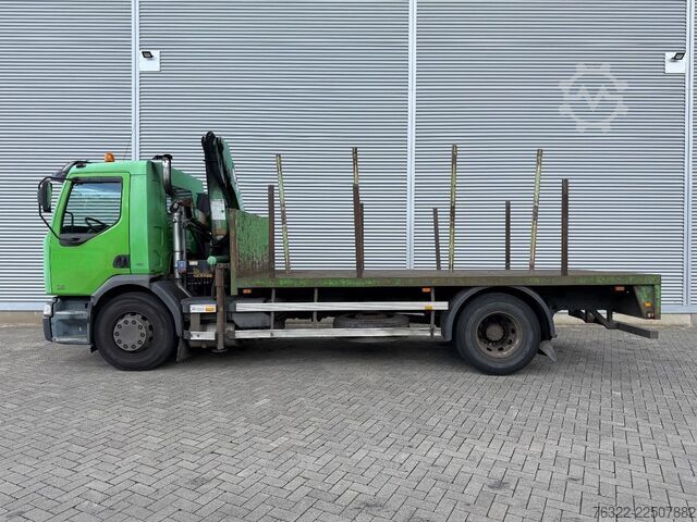 Open body Renault HD260-20 PR OPEN LAADBAK MET HMF853 KRAAN / BLA...