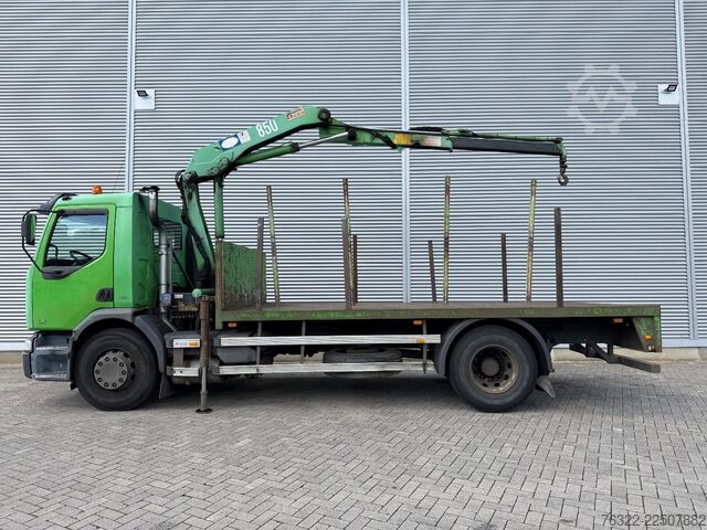 Open body Renault HD260-20 PR OPEN LAADBAK MET HMF853 KRAAN / BLA...