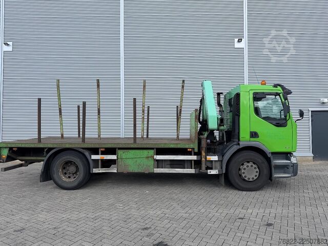 Open body Renault HD260-20 PR OPEN LAADBAK MET HMF853 KRAAN / BLA...