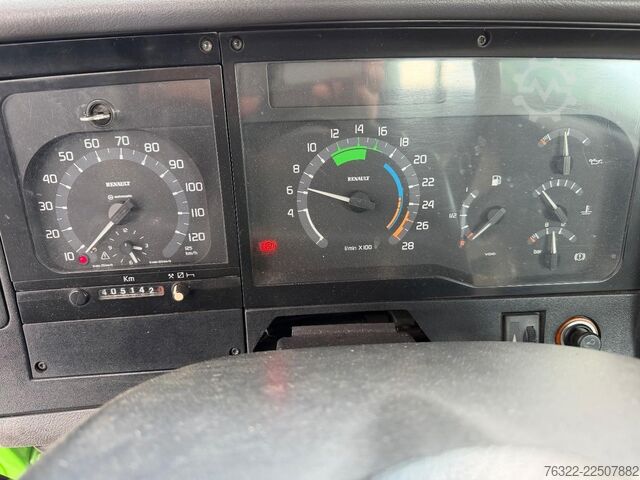 Open body Renault HD260-20 PR OPEN LAADBAK MET HMF853 KRAAN / BLA...