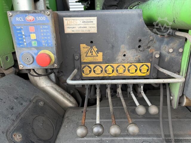 Open body Renault HD260-20 PR OPEN LAADBAK MET HMF853 KRAAN / BLA...