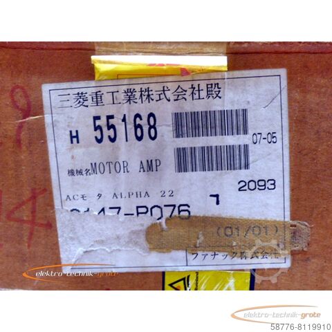 Control unit Fanuc A06B-0147-B076 AC Servo Motor - ! -