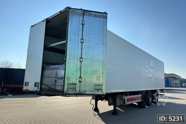 Kühl-/Tiefkühltransport HTF HZO 39 / LZV Doorlader / Steering axle