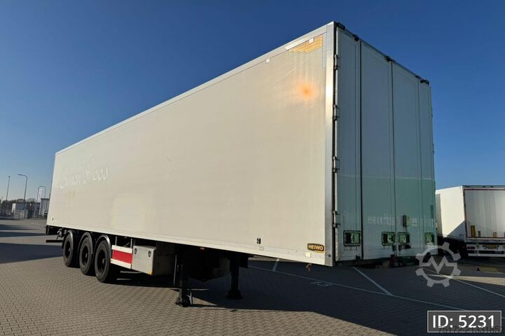 Kühl-/Tiefkühltransport HTF HZO 39 / LZV Doorlader / Steering axle