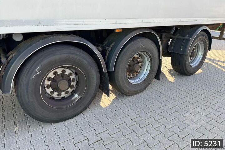 Kühl-/Tiefkühltransport HTF HZO 39 / LZV Doorlader / Steering axle