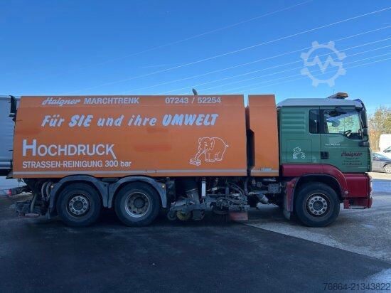 Special purpose truck MAN TGA 26.440 6X2-2 LL, HOCHDRUCK KEHRMASCHINE 300 BAR,  LENK-LIFTACHSE, VOLL-LUFT, E4