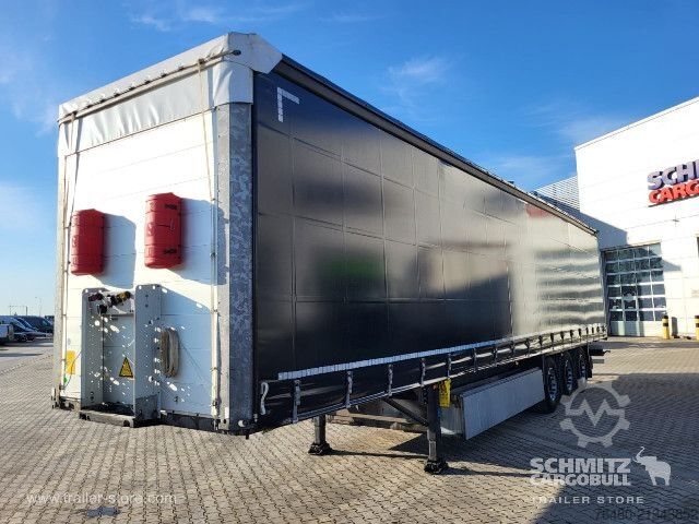 Auflieger mit Pritsche & Plane Schmitz Cargobull Schiebeplane Standard