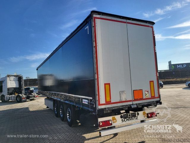 Auflieger mit Pritsche & Plane Schmitz Cargobull Schiebeplane Standard