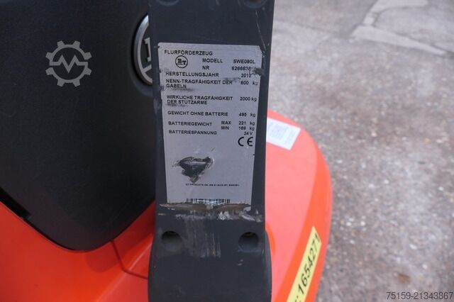 Manual stacker bt SWE 080L Batterie 05/2020