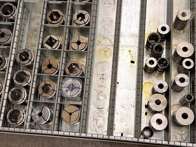 Lot of collets nan nan