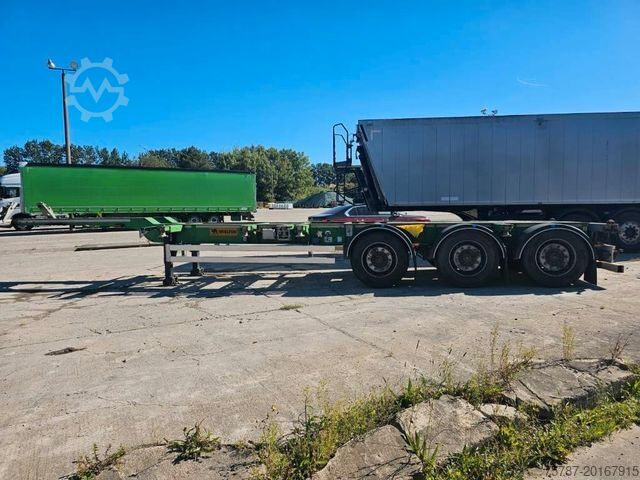 Swap body semitrailer WIELTON Vario Containerchassis, Reifendruckkontrolle