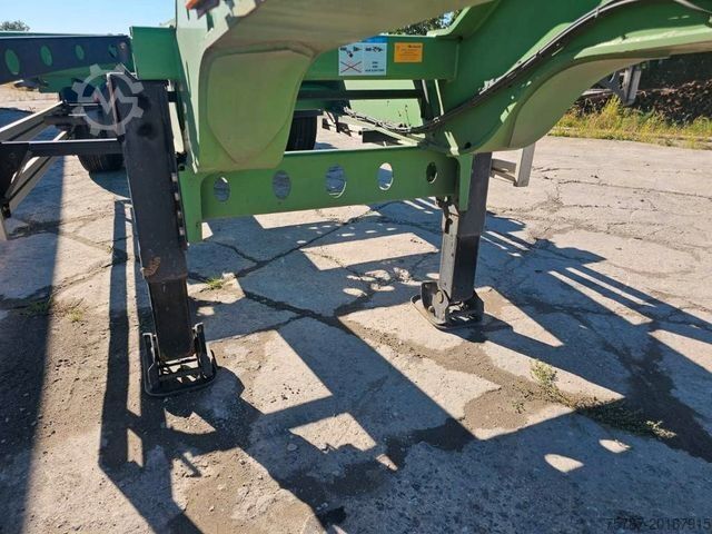 Swap body semitrailer WIELTON Vario Containerchassis, Reifendruckkontrolle