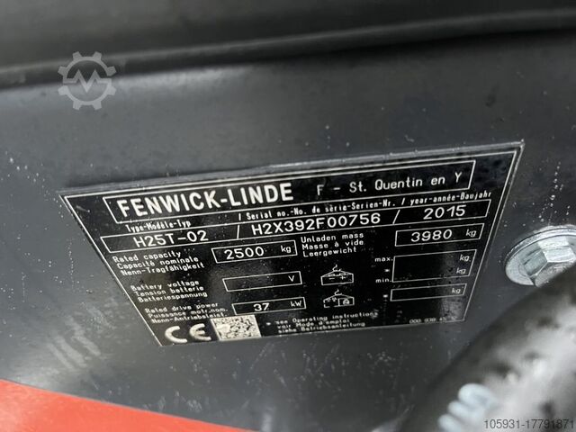 LPG Forklifts Linde H25T-02