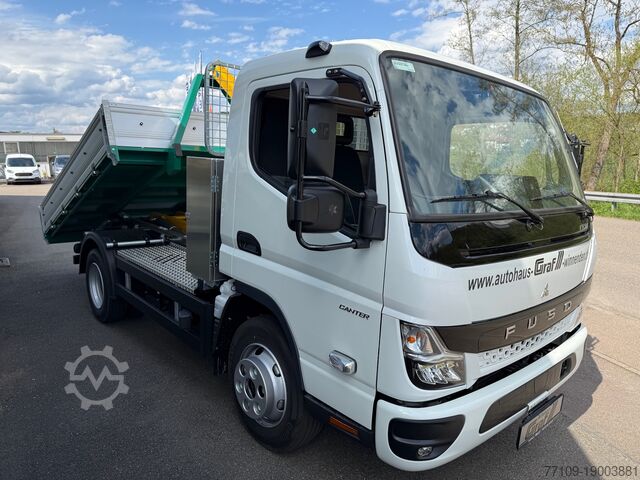 Roll-off tipper transporter FUSO Canter 7C18 MAYTEC Abroller