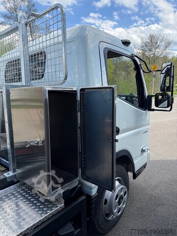 Roll-off tipper transporter FUSO Canter 7C18 MAYTEC Abroller