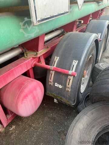 Tanker semitrailer SCHRADER D/NRW/0341, Edelstahl 5 x 5000Liter