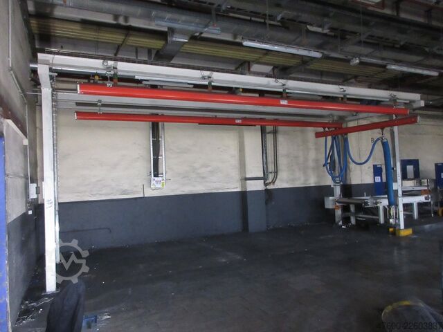 Kranhimmel Kran Hallenkran Kranbahn Demag Portalkran KBK2 + Saugheber 50KG Vacuumpumpe 50KG  + Stahlbau 9,3x3m