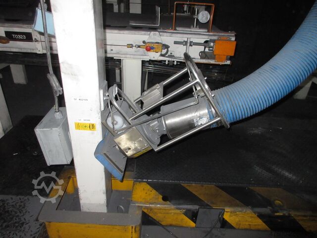 Kranhimmel Kran Hallenkran Kranbahn Demag Portalkran KBK2 + Saugheber 2x50KG Vacuumpumpe 2x 50KG  + Stahlbau 18,2x3m