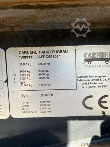 Tipper semitrailer CARNEHL Kippauflieger CHKS / A Kippauflieger