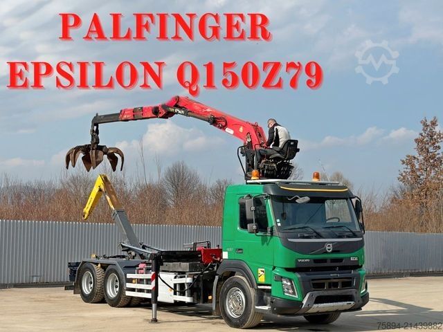 Roll-off tipper truck VOLVO FMX 460 * Abrollkipper +PK EPSILON Q150279 * 6x4
