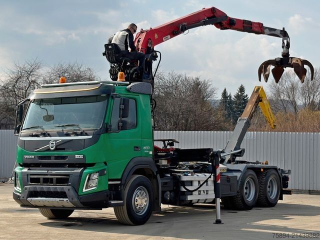 Roll-off tipper truck VOLVO FMX 460 * Abrollkipper +PK EPSILON Q150279 * 6x4