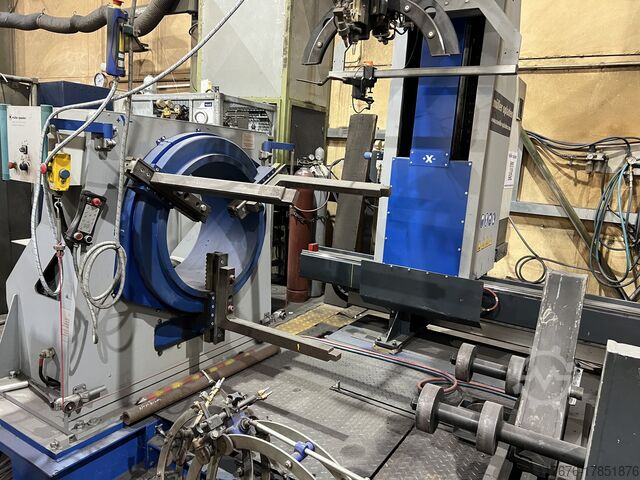 Thermische 3D-Rohrprofiliermaschine Mueller Opladen RW 80-1200