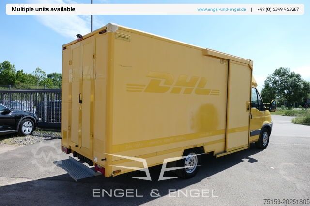 Transporter mit Koffer iveco Daily 35 S11 C30C AUTOMATIK KAMERA MAXI Regale LUFT DURCHGANG