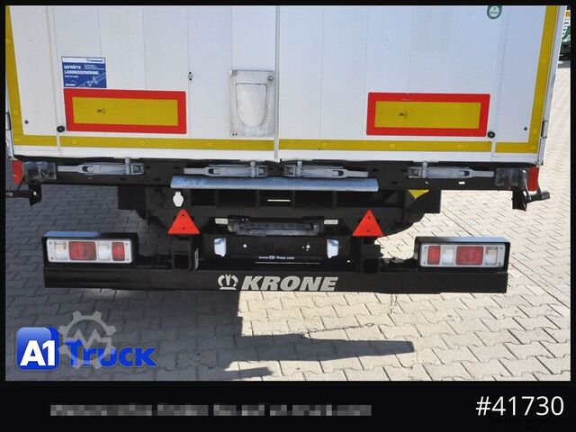 Open semitrailer with tarp KRONE SD, Mega,Lift, Staplerhalterung, Lenkachse