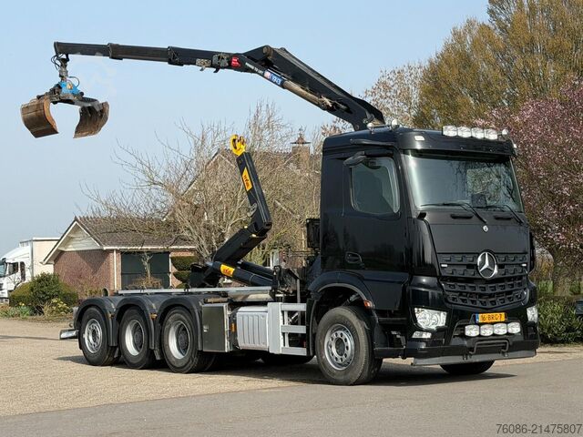 Hook arm system Mercedes-Benz Arocs 3745 8x4 TRIPLE HMF Z KRAAN/HAAK!! ZERO E...