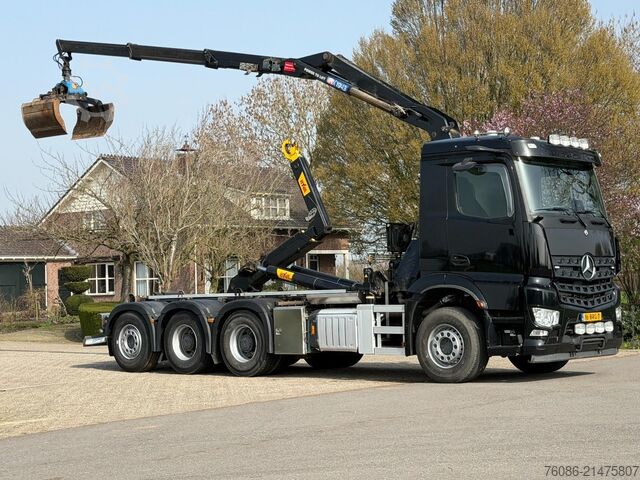 Hook arm system Mercedes-Benz Arocs 3745 8x4 TRIPLE HMF Z KRAAN/HAAK!! ZERO E...