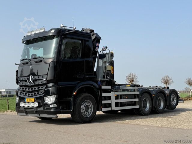 Hook arm system Mercedes-Benz Arocs 3745 8x4 TRIPLE HMF Z KRAAN/HAAK!! ZERO E...
