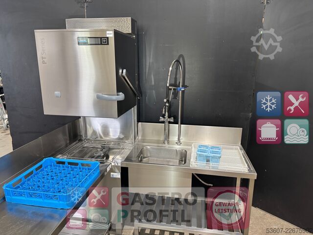 Hood-type dishwasher Winterhalter Typ PT-L Energy Plus.