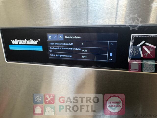 Hood-type dishwasher Winterhalter Typ PT-L Energy Plus.