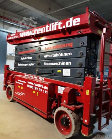 Scherenarbeitsbühne MAGNI ES2212E 22 m Elektro Allrad